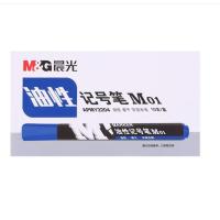 晨光（M&G） APMY2204 记号笔 M01单头油性  10支/盒 (单位:盒) 蓝色