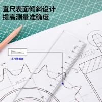 得力（deli） 6250 直尺 50CM （单位:个） 透明