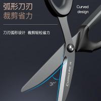 齐心（COMIX） 黑耀X6 特氟龙防粘剪刀 180mm （单位：把）