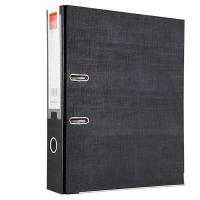 齐心（COMIX）A107N 2寸 A4带孔文件夹加厚型欧式快劳夹F/C（单位：个）黑色