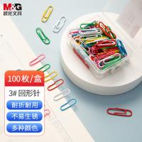 晨光（M&G）  ABS91699 回形针 3号 100枚/盒 (单位:盒) 彩色
