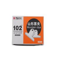 晨光（M&G） ABS92638 山形票夹 102mm 3个/袋  （单位：袋） 银色