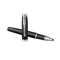 派克2015IM签字笔纯黑丽雅白夹宝珠笔 笔长135mm 直径12.6mm（单位：支）黑杆白夹