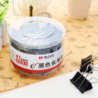 晨光（M&G） ABS92733 长尾夹 41mm 24只/筒 黑色（单位：筒）