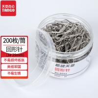天章（TANGO） 镀镍曲别针 曲别针 200只 银色（单位：筒）