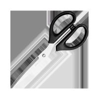 得力（deli）6034剪刀160mm（单位：把)   颜色随机发货