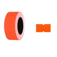 NVV BQ-J10 彩色标价纸 通用单排21.5*12mm 600张/卷 10卷/筒 （单位：筒）橘黄