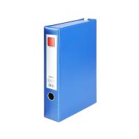 齐心（COMIX）A1296 办公必备磁扣式PVC档案盒 A4 35mm 蓝色 （单位：个） 新老包装随机发货