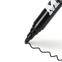齐心（COMIX）MK831 大单头记号笔 2.0mm 黑色 10支/盒（单位：盒） 新老包装随机发货