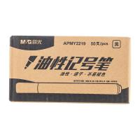 晨光（M&G） APMY2219 粗头油性记号笔 145x15mm 50支/盒（单位：盒）黑色