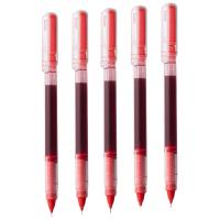 得力（deli）SF855 直液式走珠笔 0.5mm 12支/盒（单位：盒）红