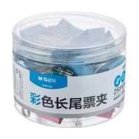 晨光（M&G）ABS916J4 彩色长尾夹25mm 48只/桶（单位：桶）彩色