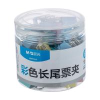 晨光（M&G）ABS916J6 彩色长尾夹 15mm 60只/桶 （单位：桶）彩色