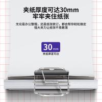 得力（deli） 9532 山形铁票夹  102mm 3只装 （单位：包） 银色