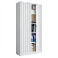 臻远 ZY5062075 钢制卷门文件柜 90*45*185cm（单位：台）纯白色