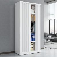 臻远 ZY5062075 钢制卷门文件柜 90*45*185cm（单位：台）纯白色