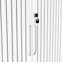 臻远 ZY5062075 钢制卷门文件柜 90*45*185cm（单位：台）纯白色