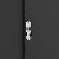 臻远 ZY5062252 钢制铁门移门文件柜 90*40*76cm（单位：台）黑色