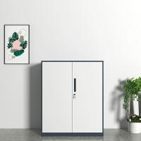 臻远 ZY5062275 钢制窄边铁门文件柜 90*40*76cm（单位：台）灰白