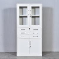 臻远 ZY5062231 钢制文件柜 中六斗器械柜 85*39*185cm（单位：台）灰白色