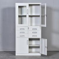 臻远 ZY5062231 钢制文件柜 中六斗器械柜 85*39*185cm（单位：台）灰白色