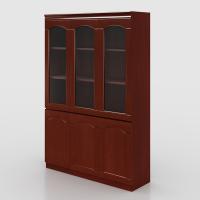 臻远 ZY5052373 文件柜油漆贴木皮资料柜书柜 135*40*200cm（单位：台）红棕色