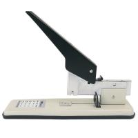 得力（deli）重型订书机 可订约210张/70克 订书器 大号加厚重型订书机 370x85x255mm 0393（单位：个）黑色