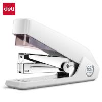 得力（deli）省力订书机176*43*96mm 适配24/6 26/6 订书钉 可装150枚钉 0468（单位：个）白色