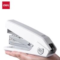 得力（deli）省力订书机176*43*96mm 适配24/6 26/6 订书钉 可装150枚钉 0468（单位：个）白色