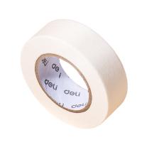 得力（deli）30662 小卷芯美纹纸胶带 15mm*20y*145μm 1卷/袋（单位：袋）白色 新老款交替发货