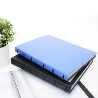 得力（deli） 5780 商务活页名片册名片夹 文件夹 300个名片袋 黑色（单位：本）