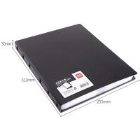 得力（deli） 5780 商务活页名片册名片夹 文件夹 300个名片袋 黑色（单位：本）