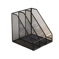 得力（deli）78985 三联金属文件框 235*258*255mm （单位：个）黑