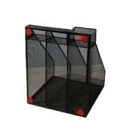 得力（deli）78985 三联金属文件框 235*258*255mm （单位：个）黑