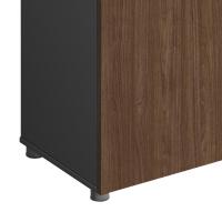 臻远 ZY-SY-178 文件柜 三门 木质文件柜储物柜 120*40*200cm（单位：台）胡桃色