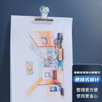晨光（M&G） ABS92644 圆形票夹 金属夹 64mm6个装 银色（单位：盒）
