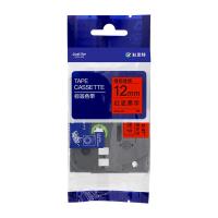 科思特 兼容 KZe-431 标签色带 尺寸：12mm*8m（单位：支） 适用兄弟GI100/PT200/PT1000/PT1000BM/PT1010/PT1010B/PT1010N/PT1010R 红底黑字