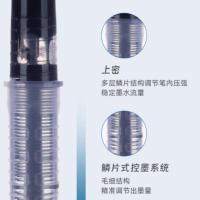 晨光（M&G） 0.5mm直液式速干中性笔芯 8001 10支/盒     (单位:盒)  黑色