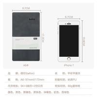 得印（befon） 3679 商务皮面笔记本记事本 A6 驼色（单位：本）