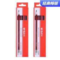晨光（M&G） 铅笔 HB六角木杆 AWP30802 190mm 12支/盒 (单位:盒) 黑红色