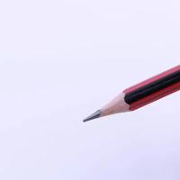 晨光（M&G） 铅笔 HB六角木杆 AWP30802 190mm 12支/盒 (单位:盒) 黑红色