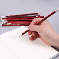 晨光（M&G） 铅笔 HB六角木杆 AWP30802 190mm 12支/盒 (单位:盒) 黑红色