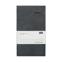 得印（befon） 3716 商务皮面笔记本记事本 A6 黑橡色（单位：本）