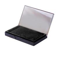得力（deli）快干印台长137mm宽88mm方形快干印台印泥 清晰印记 财务用品 办公用品 9864（单位：个）黑色