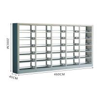 臻远 ZY5060915 图书架 460*45*200cm 白色 (单位:组)
