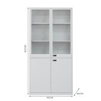臻远 ZY5052347 大器文件柜密码锁 90*40*185cm 白色 (单位:台)