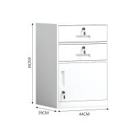 臻远 ZY5052335 钢制文件柜 44*39*65cm 白色 二抽 (单位:台)