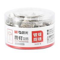 晨光（M&G） ABS92604 镀镍图钉 10mm×10mm  （单位：筒） 银色