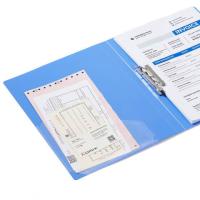 齐心（COMIX） AB600A 轻便夹 A4 PP材质 （单位：个） 蓝色