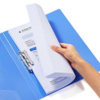 齐心（COMIX） AB600A 轻便夹 A4 PP材质 （单位：个） 蓝色